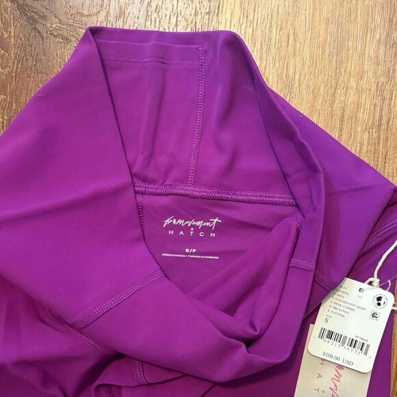 NWT Free People Movement x Hatch Never Better Maternity Leggings Purple Size S - Picture 5 of 7